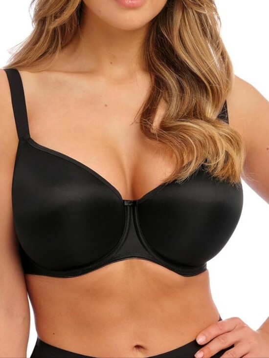Fantasie Other - Fantasie 38I (6D)Black Satin Smooth Seamless  Underwire Bra